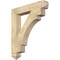 Ekena Millwork Merced Arts & Crafts Rough Sawn Bracket, Douglas Fir, 4"W x 26"D x 30"H BKT04X26X30MRC03RDF - alternate 1